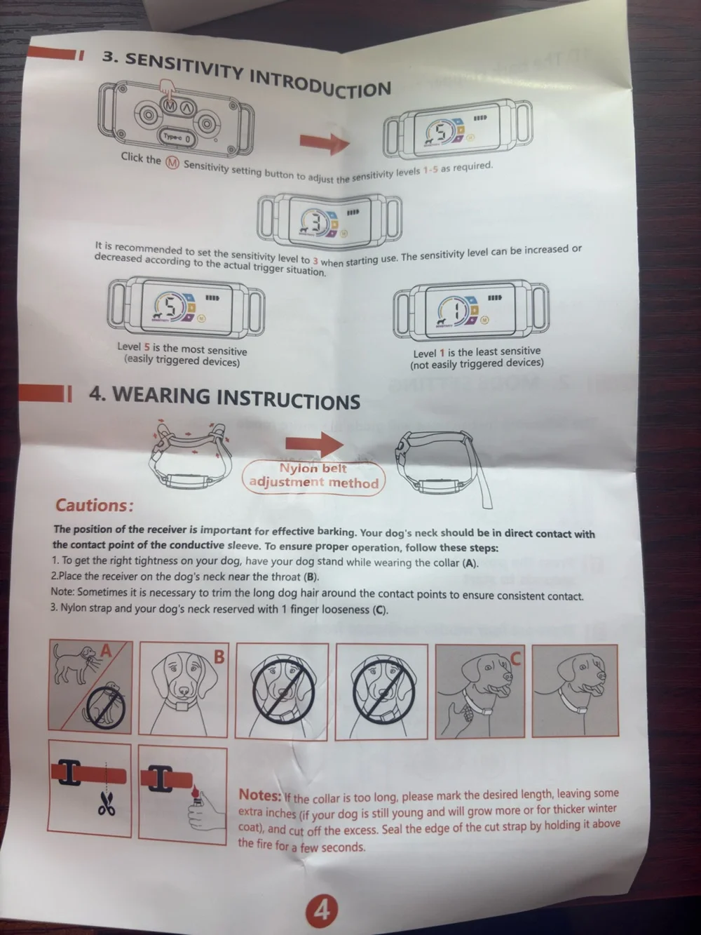 Dog Bark Control Collar -PL20
